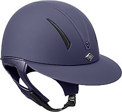 IRH F1 Wide Brim Horse Riding Helmet, Matte Navy/Matte Navy Frame, Medium: 6 7/8 to 7 -in