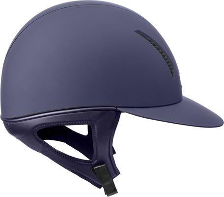 Show full view: IRH F1 Wide Brim Horse Riding Helmet, Matte Navy/Matte Navy Frame, X-Large: 7 3/8 to 7 1/2 -in slide 5 of 6
