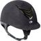 Show in main carousel: IRH IR4G Black Amara Suede & Gloss Black Vent Riding Helmet, X-Large slide 1 of 2