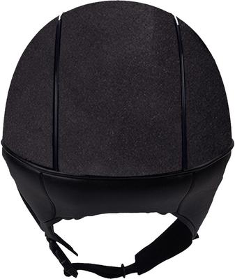 Show full view: IRH IR4G Black Amara Suede & Matte Black Vent Riding Helmet, Small slide 2 of 3
