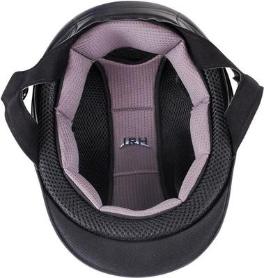 Show full view: IRH IR4G Matte Black Finish & Matte Black Vent Riding Helmet, Medium slide 2 of 5