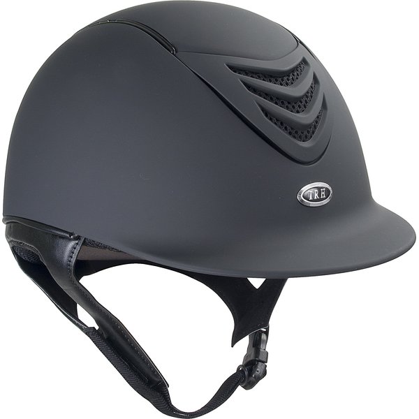 IRH XLT Matte Black Finish & Matte Black Frame Riding Helmet