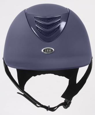 Show full view: IRH IR4G Matte Navy Finish & Gloss Navy Vent Riding Helmet, Small slide 4 of 5