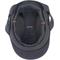 Show in main carousel: IRH XLT Black Amara Suede & Matte Black Frame Riding Helmet, Small slide 7 of 8