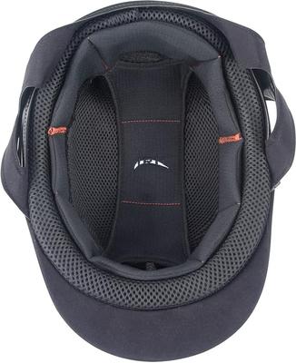 Show full view: IRH XLT Black Amara Suede & Matte Black Frame Riding Helmet, X-Large slide 7 of 7