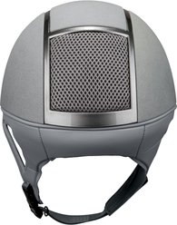 IRH XLT Horse Riding Helmet, Dove Grey Amara Suede/Titanium Frame, Small: 6 5/8 to 6 3/4 -in slide 2 of 2