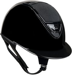 IRH XLT Horse Riding Helmet, Gloss Finish Black/Gloss Black Frame, Small: 6 5/8 to 6 3/4 -in