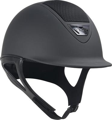 Show full view: IRH XLT Matte Black Finish & Matte Black Frame Riding Helmet, Large slide 2 of 2