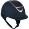 Show in main carousel: IRH XLT Matte Black Finish & Rose Gold Frame Riding Helmet, Small slide 1 of 2