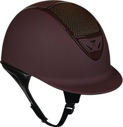 IRH XLT Matte Brown Finish & Gloss Brown Frame Riding Helmet, Medium