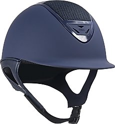 IRH XLT Matte Navy Finish & Gloss Navy Frame Riding Helmet, Small slide 2 of 2