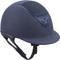 Show in main carousel: IRH XLT Navy Amara Suede & Gloss Navy Frame Riding Helmet, Large slide 1 of 1