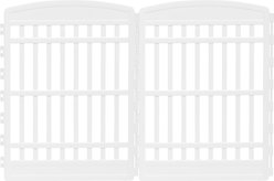 IRIS 2-Panel Add-on Expansion for 8-Panel Foldable Plastic Dog Playpen, 34-in, White slide 2 of 5