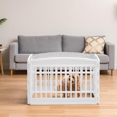 Show full view: IRIS 4-Panel Dog Exercise Playpen, 24-in, White slide 6 of 10