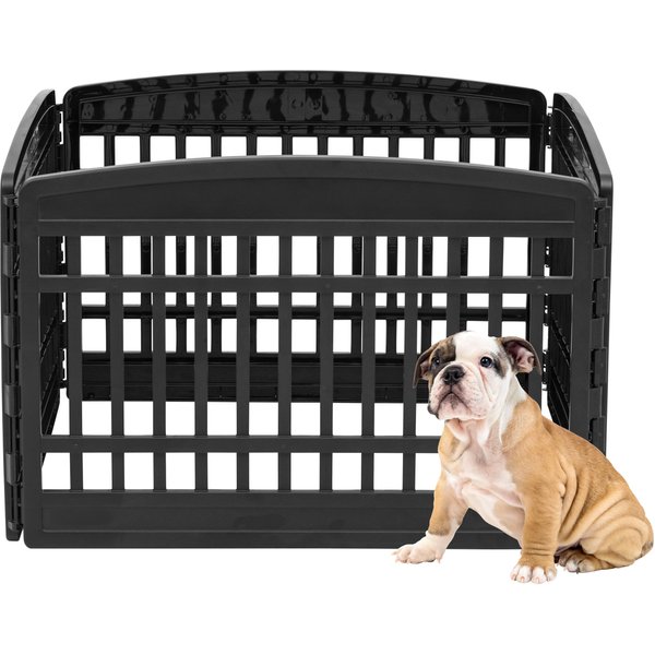 IRIS 4-Panel Dog Exercise Playpen, 24-in