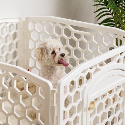 Show full view: IRIS Dog Exercise Playpen, White, 24-in, 4-Panel slide 9 of 11