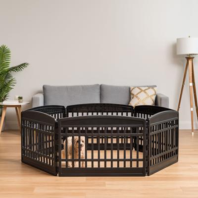 Show full view: IRIS 6-Panel Dog Exercise Playpen, Black, 24-in slide 7 of 11