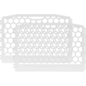IRIS Dog Exercise Playpen, White, 24-in, 6-Panel