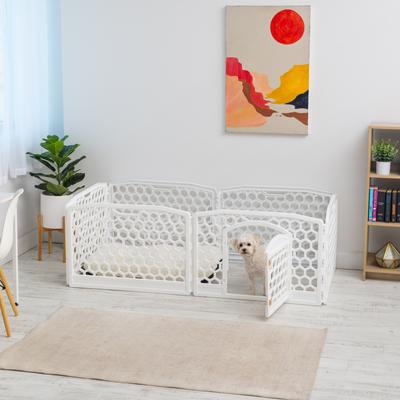 Show full view: IRIS Dog Exercise Playpen, White, 24-in, 6-Panel slide 3 of 10