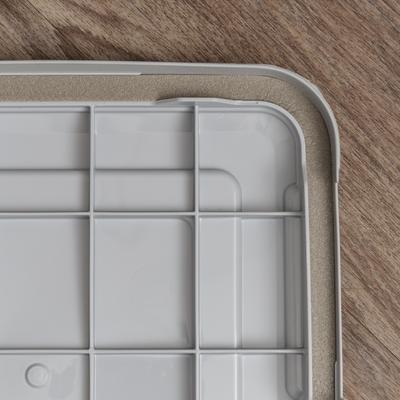 Show full view: IRIS Airtight Dog & Cat Food Container with Scoop, 30-lb, Gray slide 10 of 10