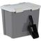 Show in main carousel: IRIS Airtight Dog & Cat Food Container with Scoop, 30-lb, Gray slide 3 of 10