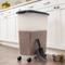 Show in main carousel: IRIS WeatherPro Airtight Dog, Cat & Bird Food Storage Container, Navy, 37.5-lb slide 5 of 11