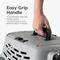 Show in main carousel: IRIS Two Door Front & Top Access Dog & Cat Travel Carrier, Grey/Black, Small: 23-in slide 6 of 11
