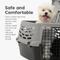 Show in main carousel: IRIS Two Door Front & Top Access Dog & Cat Travel Carrier, Grey/Black, Small: 23-in slide 9 of 11