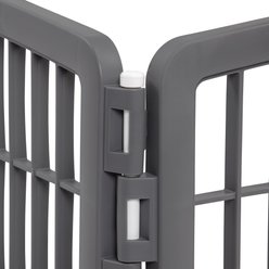 IRIS 2-Panel Add-on Expansion for 34" 8-Panel Plastic Dog Playpen, 34-in, Gray slide 2 of 5