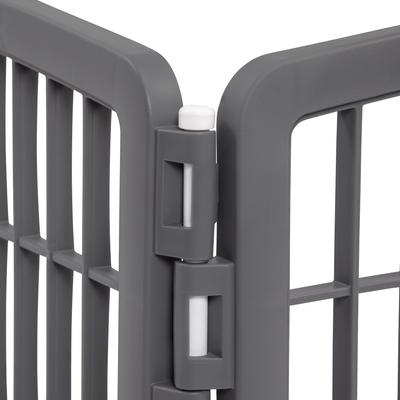 Show full view: IRIS 2-Panel Add-on Expansion for 34" 8-Panel Plastic Dog Playpen, 34-in, Gray slide 2 of 5