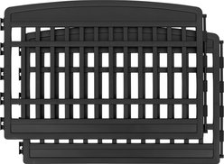 IRIS 2-Panel Add-On Expansion Kit for Exercise Playpen with Door, 24-in, Black