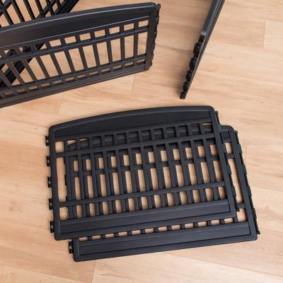 Show full view: IRIS 2-Panel Add-On Expansion Kit for Exercise Playpen with Door, 24-in, Black slide 6 of 8