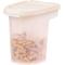 Show in main carousel: IRIS 3-Piece WeatherPro Airtight Dog, Cat & Bird Food Storage Container Combo with Scoop & Treat Box, Almond slide 9 of 10