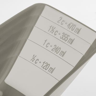 Show full view: IRIS 3-Piece WeatherPro Airtight Stackable Dog, Cat & Bird Food Storage Container Combo with Scoop & Treat Box, Clear/Gray, 35-lbs/45-qt slide 7 of 10