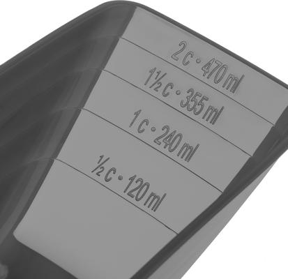 Show full view: IRIS 3-Piece WeatherPro Airtight Stackable Dog, Cat & Bird Food Storage Container Combo with Scoop & Treat Box, Clear/Dark Gray, 35-lbs/45-qt slide 9 of 11