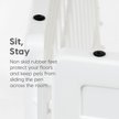 Show in main carousel: IRIS 4-6 Panel Dog Exercise Playpen with Door, 24-in, White, 6-panel slide 4 of 11