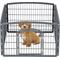 Show in main carousel: IRIS 4-8 Panel Dog Exercise Playpen with Door, 24-in, Dark Gray slide 1 of 11