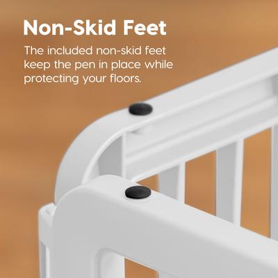 Show full view: IRIS 4-8 Panel Dog Exercise Playpen with Door, 24-in, White slide 5 of 11