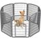 Show in main carousel: IRIS 4-8 Panel Dog Exercise Playpen with Door, 34-in, Dark Gray slide 1 of 11