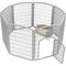 Show in main carousel: IRIS 4-8 Panel Dog Exercise Playpen with Door, 34-in, Light Gray slide 1 of 11