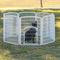 Show in main carousel: IRIS 4-8 Panel Dog Exercise Playpen with Door, 34-in, White slide 6 of 11