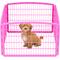 Show in main carousel: IRIS 4-Panel Dog Exercise Playpen, 24-in, Pink slide 1 of 11
