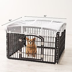 IRIS 46" x 46" Mesh Fabric Top Cover for 24-in 4-Panel Dog Playpen, White slide 2 of 6