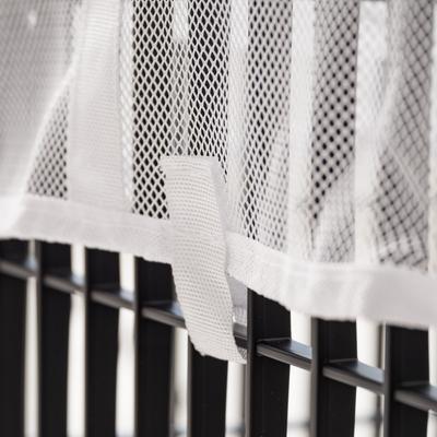 Show full view: IRIS 46" x 46" Mesh Fabric Top Cover for 24-in 4-Panel Dog Playpen, White slide 5 of 8