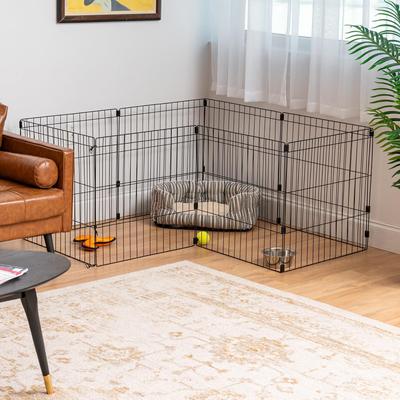 Show full view: IRIS USA 8 Panel Metal Dog Playpen, 24-in slide 7 of 8
