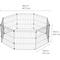 Show in main carousel: IRIS USA 8 Panel Metal Dog Playpen, 24-in slide 6 of 8