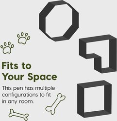 IRIS USA 8 Panel Metal Dog Playpen, 36-in slide 2 of 6