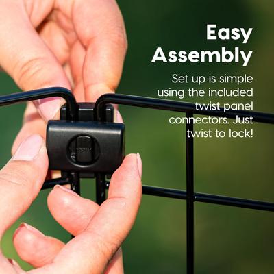 Show full view: IRIS USA 8 Panel Metal Dog Playpen, 36-in slide 3 of 7