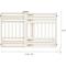 Show in main carousel: IRIS Adjustable Small & Medium Breed Dog Gate, 24-39-in, White, 2 count slide 2 of 10