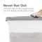 Show in main carousel: IRIS WeatherPro Airtight Dog, Cat & Bird with Scoop Food Storage Container, Gray & Black, 54-lb slide 8 of 11